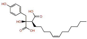 (2S,3S)-3-[(5Z)-5-Dodecen-1-yl]-2-hydroxy-2-(4-hydroxybenzyl)-succinic acid